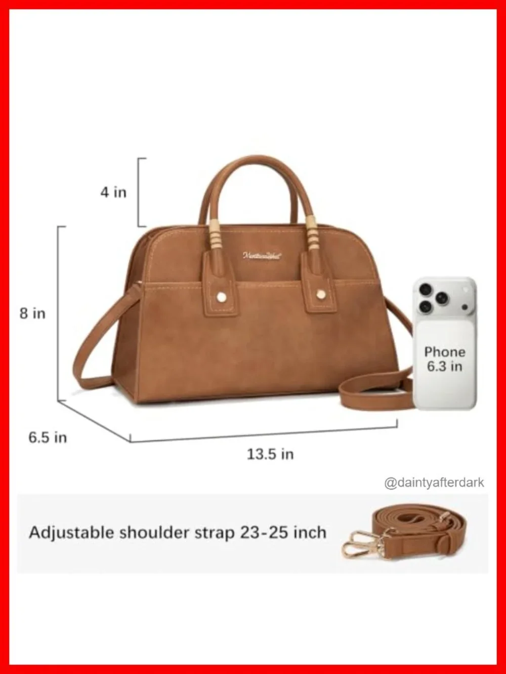 N/A structured satchel